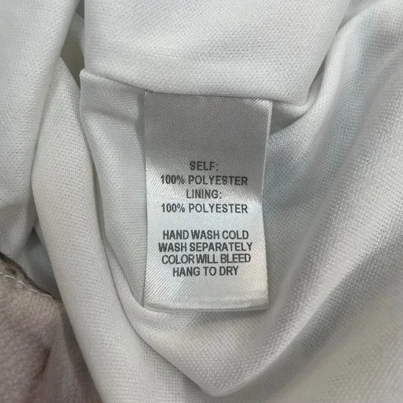 Lulus Shift Dress Small Ivory Floral Off-the-Shoulder Short Sleeve Women's - Picture 14 of 14